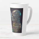 Robot Love Latte Mug (Angle droit)