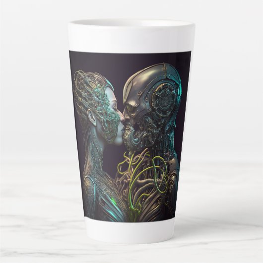 Robot Love Latte Mug (Devant)