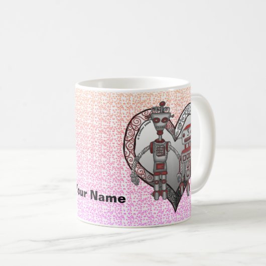 Robot Love mug (Devant droit)