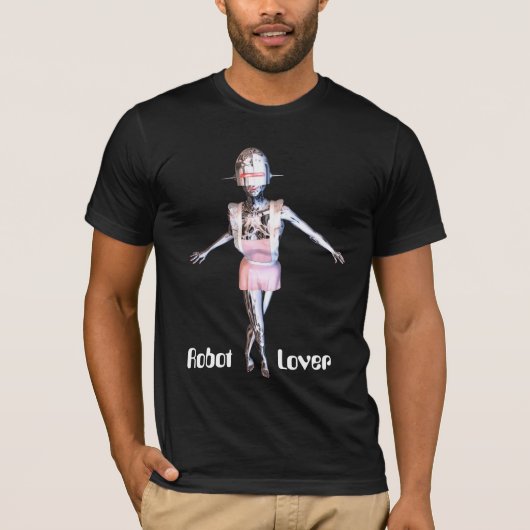 Robot Lover T-shirt (Voorkant)