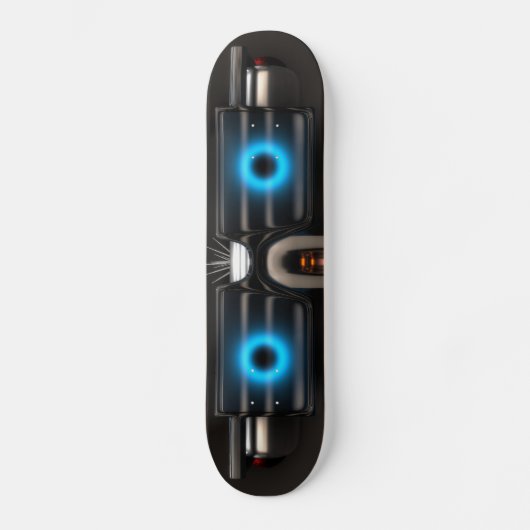 Robot met bril skateboard (Voorkant)