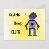 Robot met Funny Sayings Briefkaart (Voorkant)
