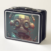 Robot Metal Lunch Box (Achterkant)