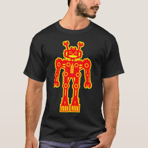 Robot Mk I - (rood en geel) T-shirt