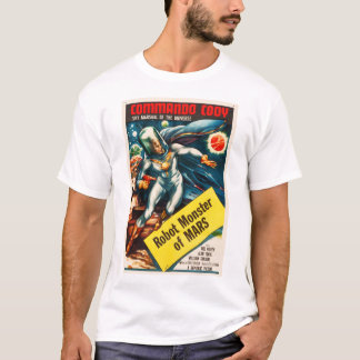 ROBOT MONSTERS VAN MARS Commando Cody Retro Sci Fi T-shirt
