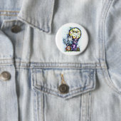 Robot Moon Ronde Button 5,7 Cm (In situ)