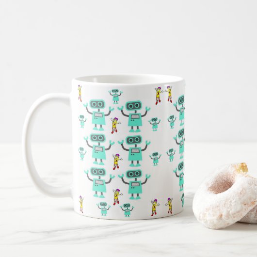 Robot Mug (Avec donut)