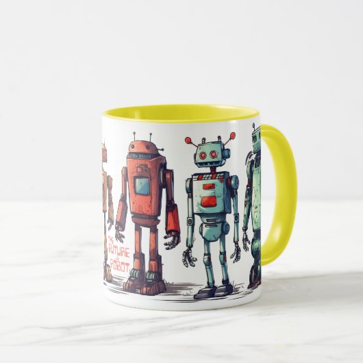 Robot Mug (Devant droit)