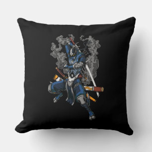 Robot Ninja Samurai Warrior Martial Arts Kussen