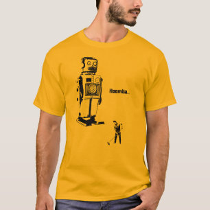 Robot Overlords!!! Nu maak je de Floor Hoomba scho T-shirt