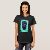 Robot Owl   Cute Cybernetic Science Fiction Owl T-shirt (Voorkant volledig)