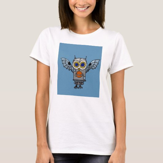Robot Owl T-shirt (Voorkant)