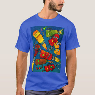 Robot Party 2 T-shirt