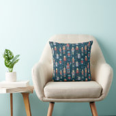 Robot Pattern Dark Kussen (Stoel)