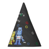 Robot petten verjaardagsfeest feesthoedjes (Rechts)
