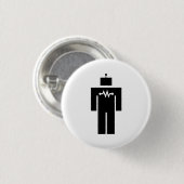 Robot Pictogram Button (Voorkant /achterkant)