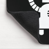 Robot Pictogram Mousepad Muismat (Hoek)