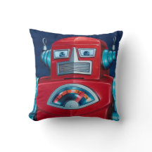 Robot Pillow "On Guard"