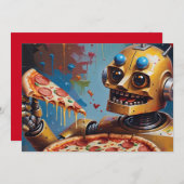 robot pizza kaart (Voorkant / Achterkant)