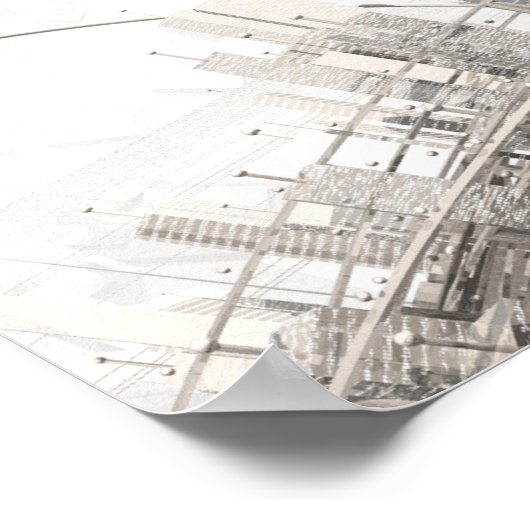 Robot Planet Poster (Hoek)