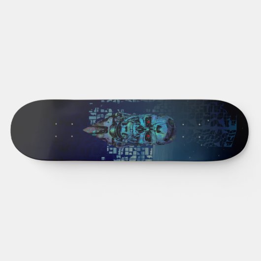 Robot Post Apocalypse End of the World Skateboard (Horizontaal)