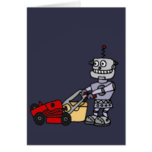 Robot Pushing Lawn Mower