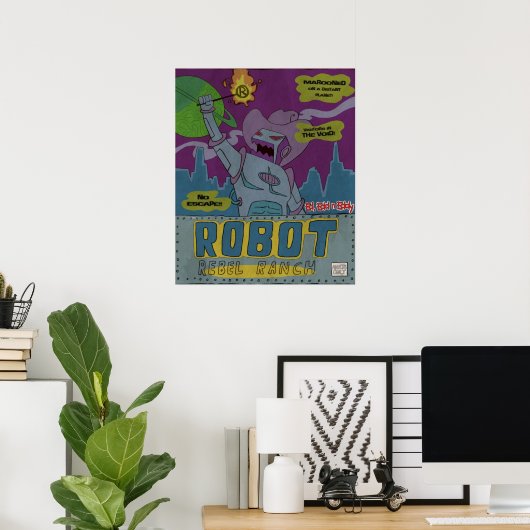 Robot Rebel RanchEd Edd n Eddy Poster (Thuiskantoor)