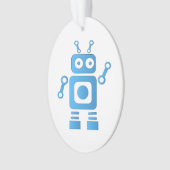 Robot rétro bleu (devant)