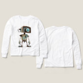 Robot rétro rouillé - Explorateur à grand rayon (Motif Recto et Verso)