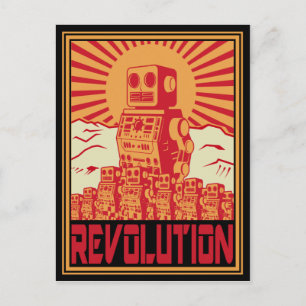 Robot Revolt Briefkaart