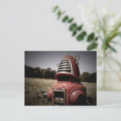 Robot Robby Robot de jouets rétro 06 Carte postale (Debout devant)