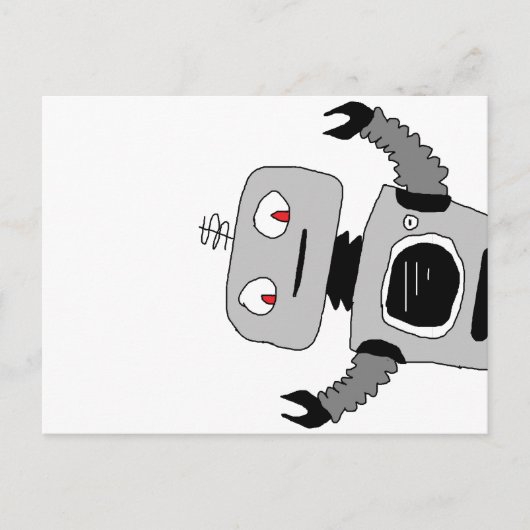 Robot Robot Briefkaart (Voorkant)
