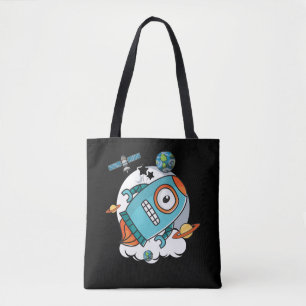 Robot Rocket Galaxy Astronaut Robots Draagtas