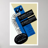 Robot Romance New York 1938 WPA Poster (Voorkant)