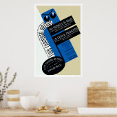 Robot Romance New York 1938 WPA Poster (Keuken)