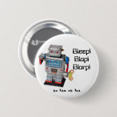 Robot Ronde Button 5,7 Cm (Voorkant /achterkant)