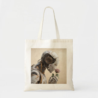 Robot & Roos - Solarpunk Canvas tas