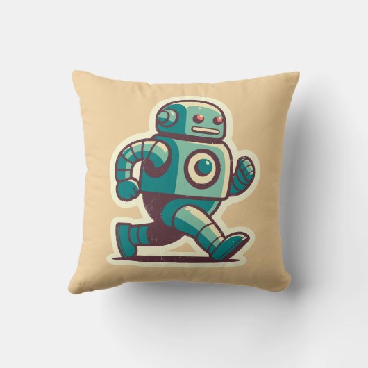Robot Runner Kussen (Achterkant)