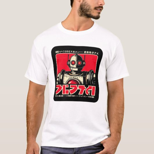  Robot Sci-Fi T-shirt (Voorkant)