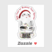 Robot Sinterklaas Kerstmis Sticker (Vel)