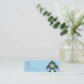 Robot - Skinny Mini Visitekaartje (Staand voorkant)