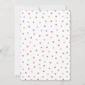 Robot Slaap Slaap Kind Birthday Party Uitnodiging (Achterkant)