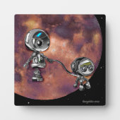 Robot Space Walk Fotoplaat (Voorkant)