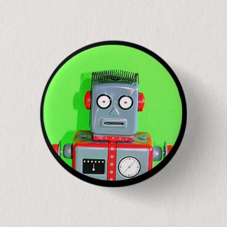 Robot speelgoed 1 ronde button 3,2 cm