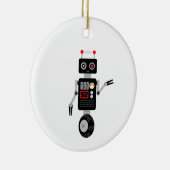 Robot Speelgoed Keramisch Ornament (Rechts)
