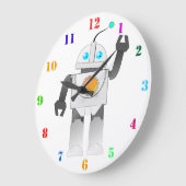 ROBOT SPEELGOED MET KLEURENNUMMERS GROTE KLOK (Hoek)