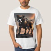 Robot Staffordshire Bull Terrier, Value Tshirt (Devant)