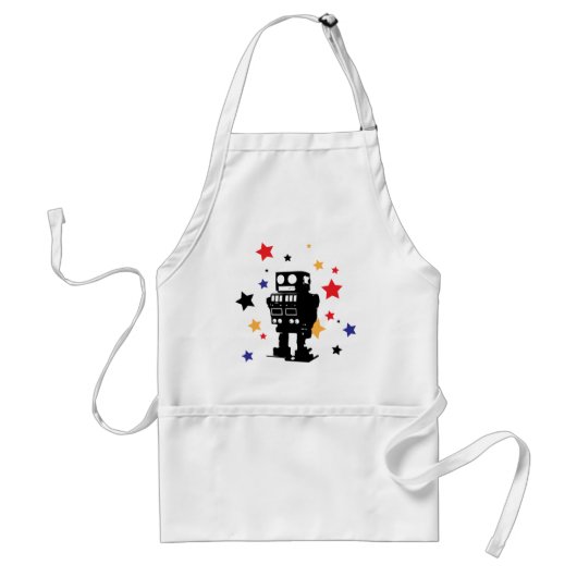 Robot Star Standaard Schort (Voorkant)