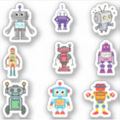 Robot Stickers (Voorkant)