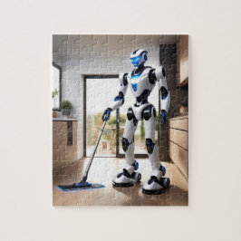 Robot stofzuiger legpuzzel